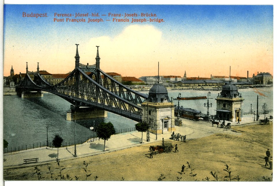 13280-Budapest-1911-Franz Josefs Brücke-Brück & Sohn Kunstverlag