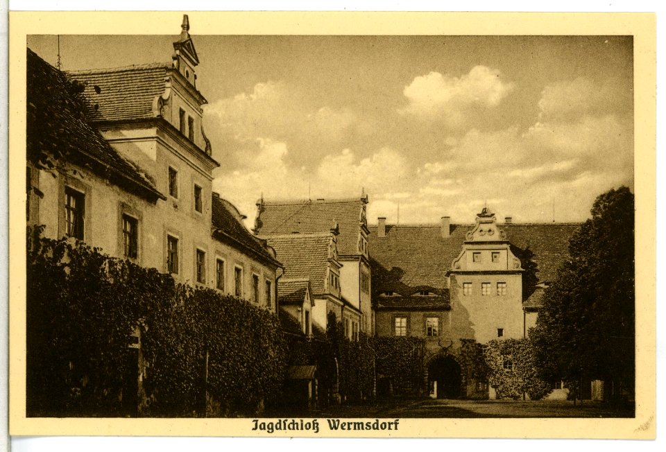 13016-Wermsdorf-1911-Jagdschloß-Brück & Sohn Kunstverlag