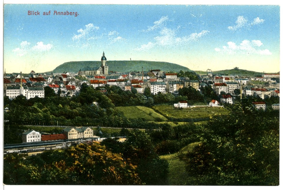 13197-Annaberg-1911-Blick auf Annaberg-Brück & Sohn Kunstverlag