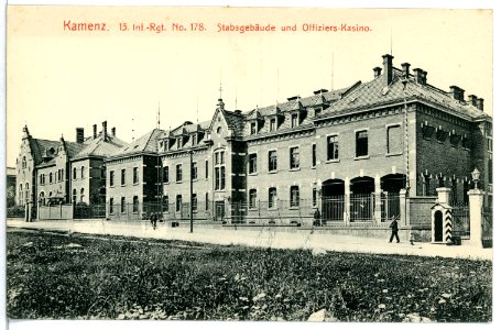 12529-Kamenz-1911-Stabsgebäude und Offizierskasino-Brück & Sohn Kunstverlag