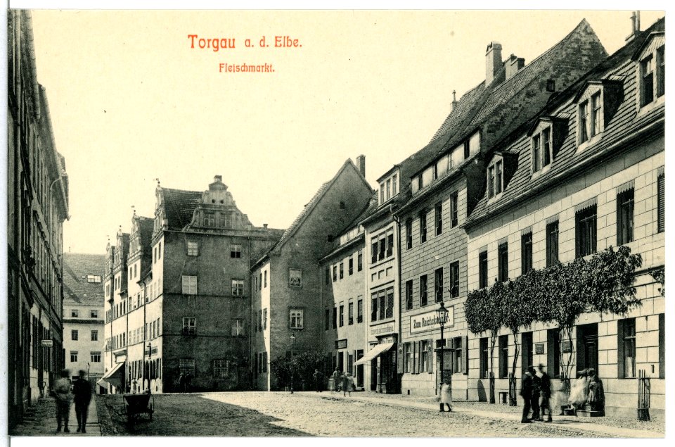 12899-Torgau-1911-Fleischmarkt-Brück & Sohn Kunstverlag