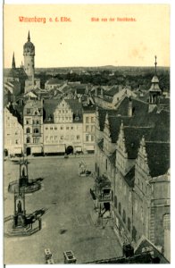12890-Wittenberg-1911-Blick von der Stadtkirche-Brück & Sohn Kunstverlag