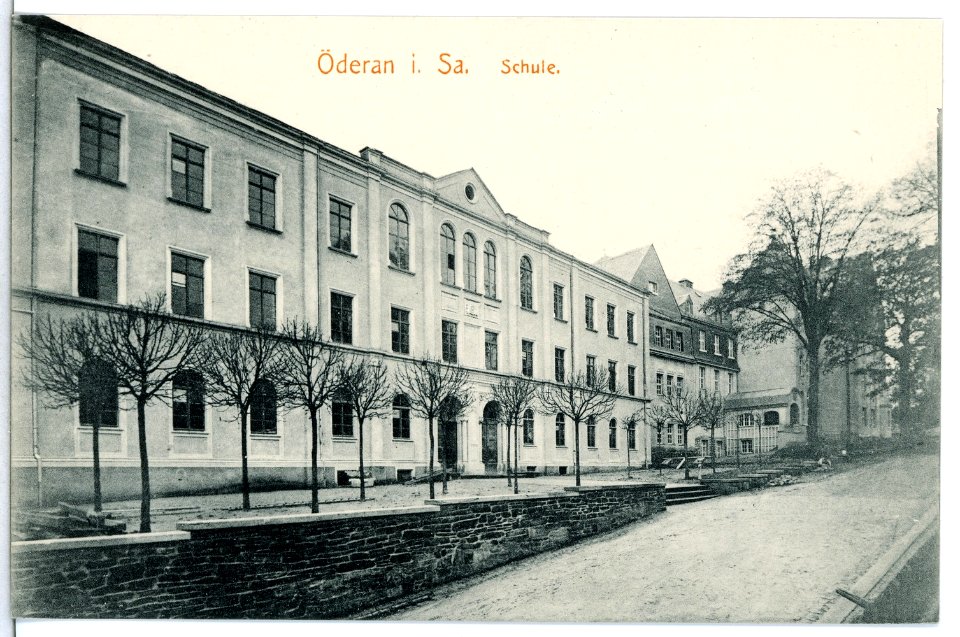15422-Oederan-1913-Schule-Brück & Sohn Kunstverlag