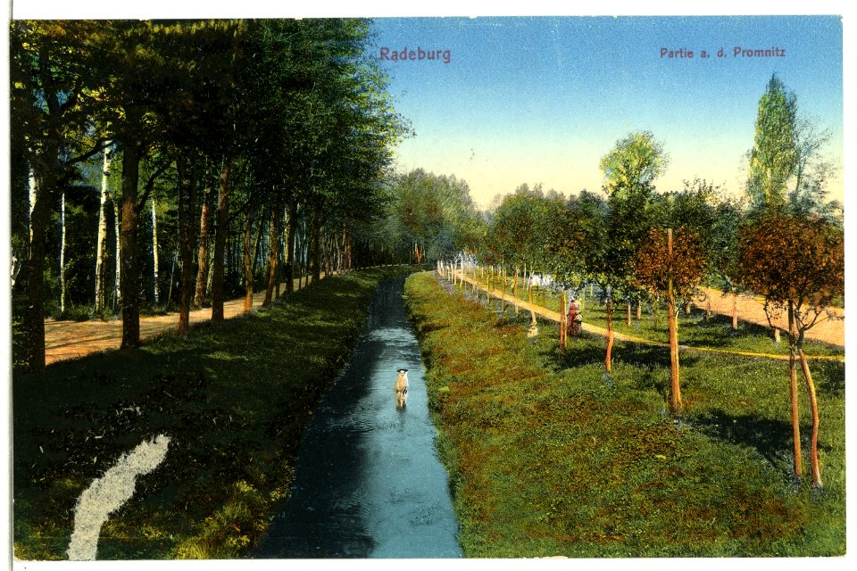 13069-Radeburg-1911-Partie an der Promnitz-Brück & Sohn Kunstverlag