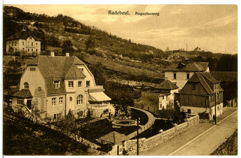 13098-Radebeul-1911-Augustus - Weg-Brück & Sohn Kunstverlag