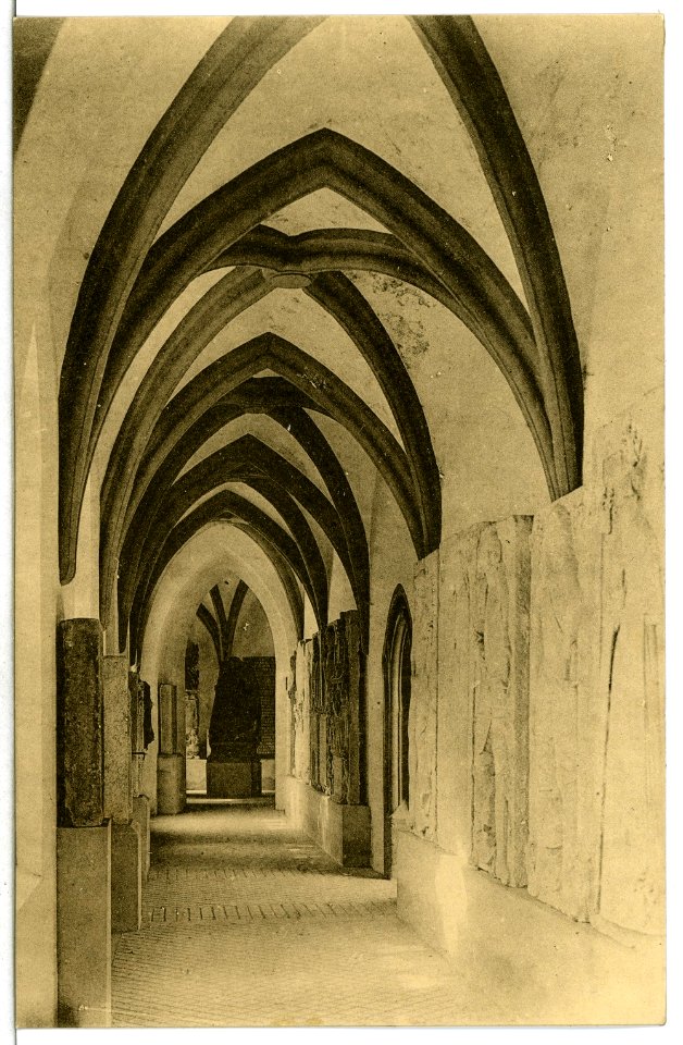 12591-Meißen-1911-Grabmal in den Kreuzgängen des Franziskaner-Klosters-Brück & Sohn Kunstverlag