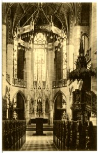 12978-Wittenberg-1911-Inneres der Schloßkirche-Brück & Sohn Kunstverlag