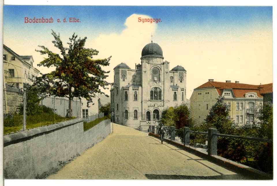 13382-Bodenbach-1911-Synagoge-Brück & Sohn Kunstverlag
