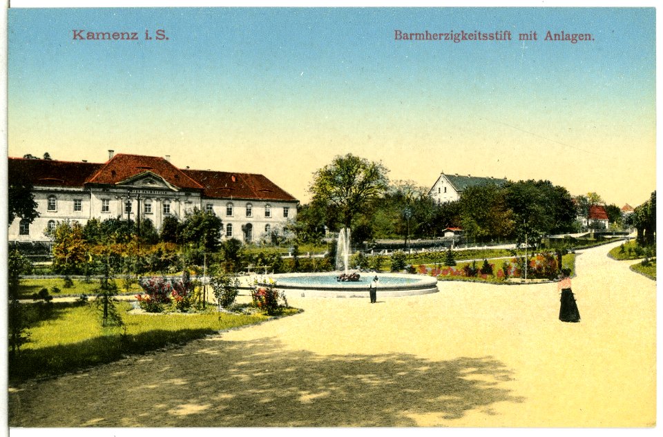 13192-Kamenz-1911-Barmherzigkeitsstift mit Anlagen-Brück & Sohn Kunstverlag