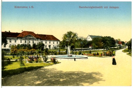 13192-Kamenz-1911-Barmherzigkeitsstift mit Anlagen-Brück & Sohn Kunstverlag