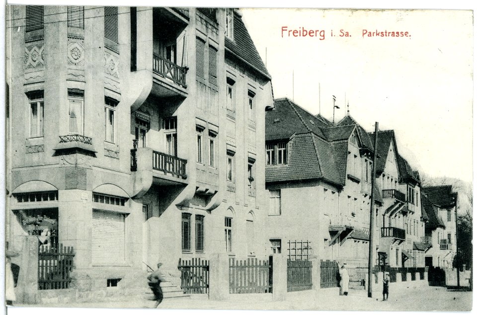 13143-Freiberg-1911-Parkstraße-Brück & Sohn Kunstverlag