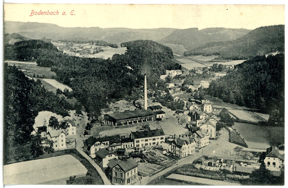 15417-Bodenbach-1913-Blick auf Bodenbach-Brück & Sohn Kunstverlag