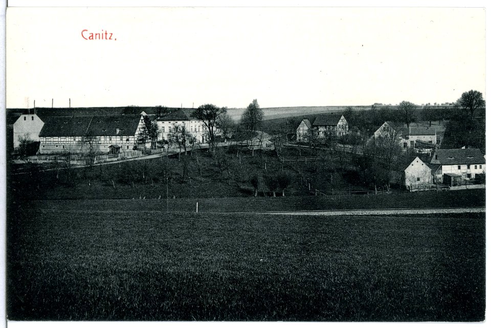 13082-Canitz-1911-Blick auf Canitz-Brück & Sohn Kunstverlag