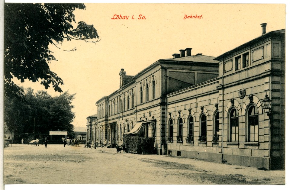 15121-Löbau-1912-Bahnhof-Brück & Sohn Kunstverlag