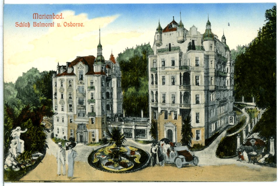 13144-Marienbad-1911-Schloß Balmoral und Osborne-Brück & Sohn Kunstverlag