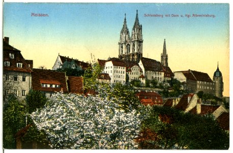 13200-Meißen-1911-Schloßberg - Albrechtsburg und Dom-Brück & Sohn Kunstverlag