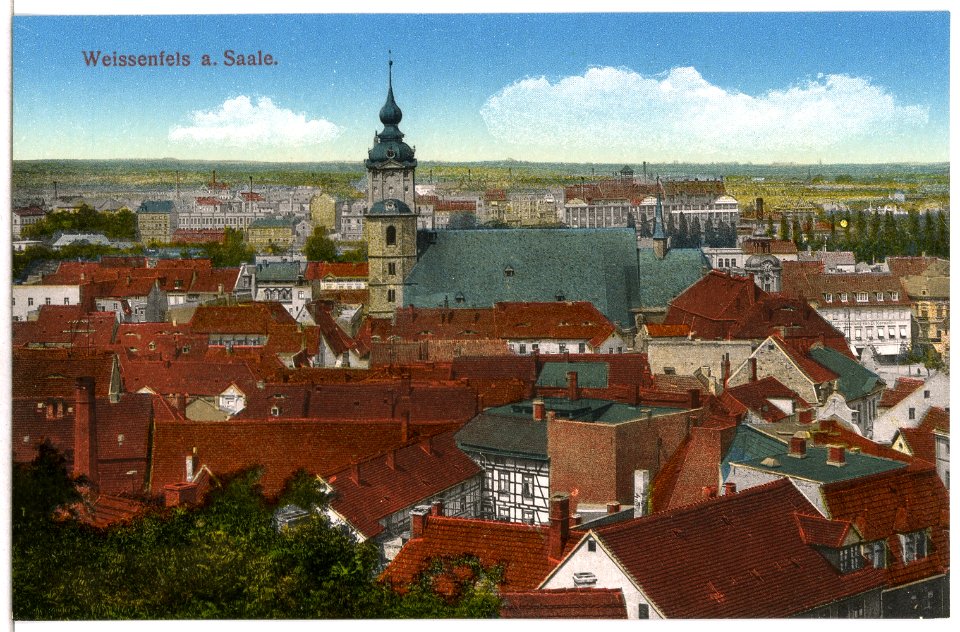 15368-Weißenfels-1913-Blick auf Weißenfels-Brück & Sohn Kunstverlag