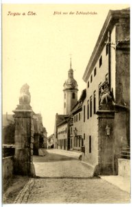 12554-Torgau-1911-Blick von der Schloßbrücke-Brück & Sohn Kunstverlag