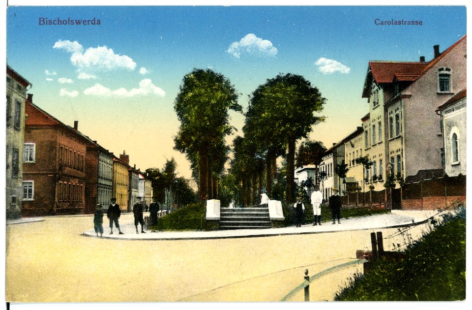 15474-Bischofswerda-1913-Carolastraße-Brück & Sohn Kunstverlag