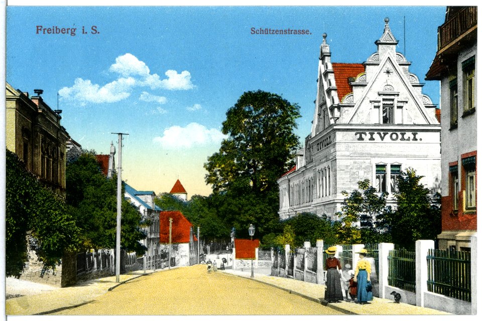 15332-Freiberg-1913-Schützenstraße-Brück & Sohn Kunstverlag