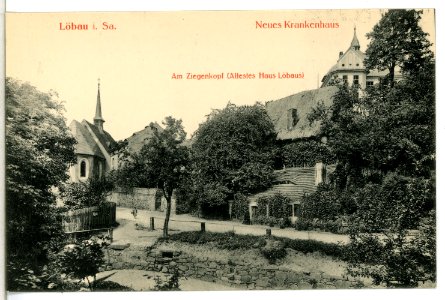 15100-Löbau-1912-Neues Krankenhaus - Am Ziegenkopf ältestes Haus-Brück & Sohn Kunstverlag