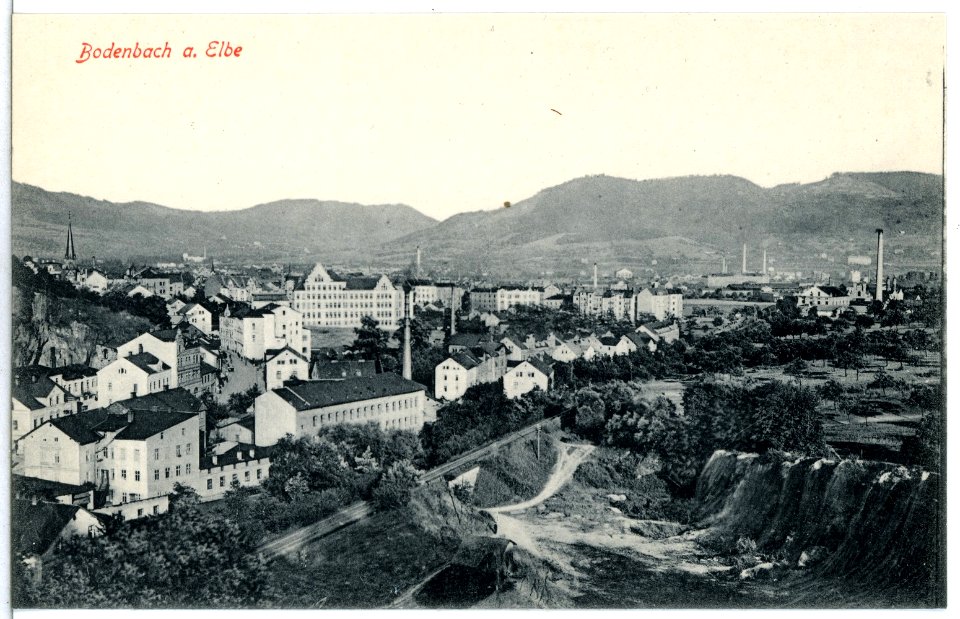 15416-Bodenbach-1913-Blick auf Bodenbach-Brück & Sohn Kunstverlag