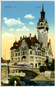 15219-Waldheim-1912-Rathaus-Brück & Sohn Kunstverlag