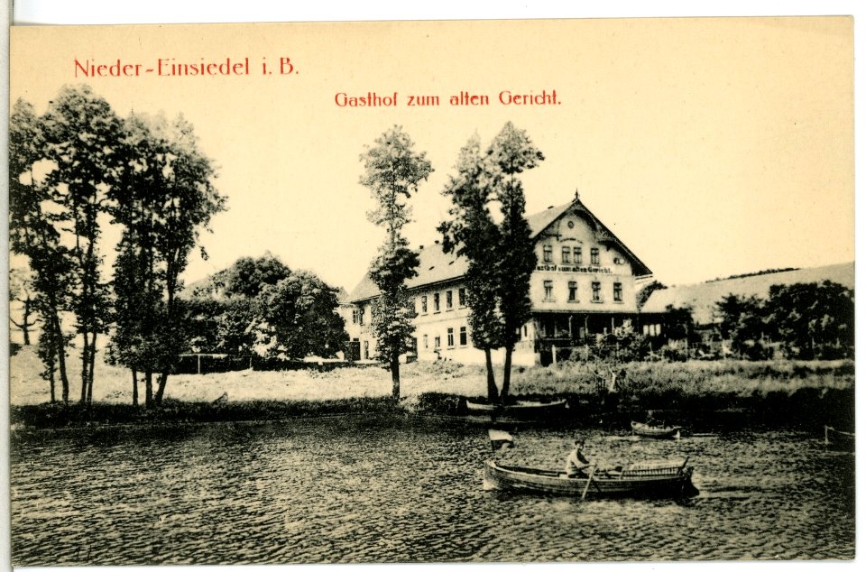 15321-Nieder-Einsiedel-1913-Gasthof zum alten Gericht-Brück & Sohn Kunstverlag