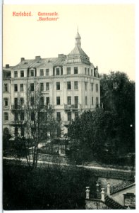 13385-Karlsbad-1911-Gartenzeile "Beethoven"-Brück & Sohn Kunstverlag