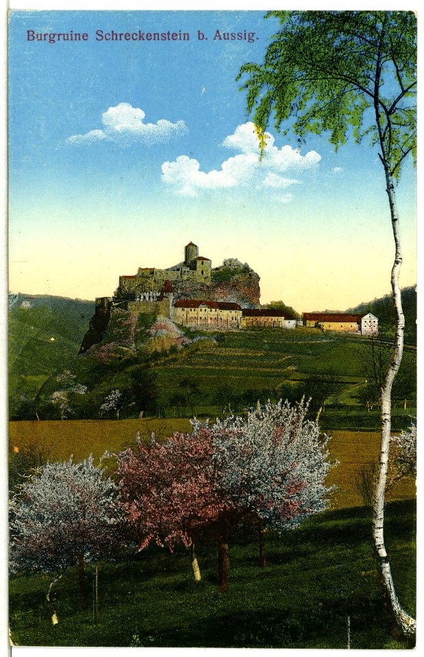 15393-Aussig-1913-Schreckenstein-Brück & Sohn Kunstverlag
