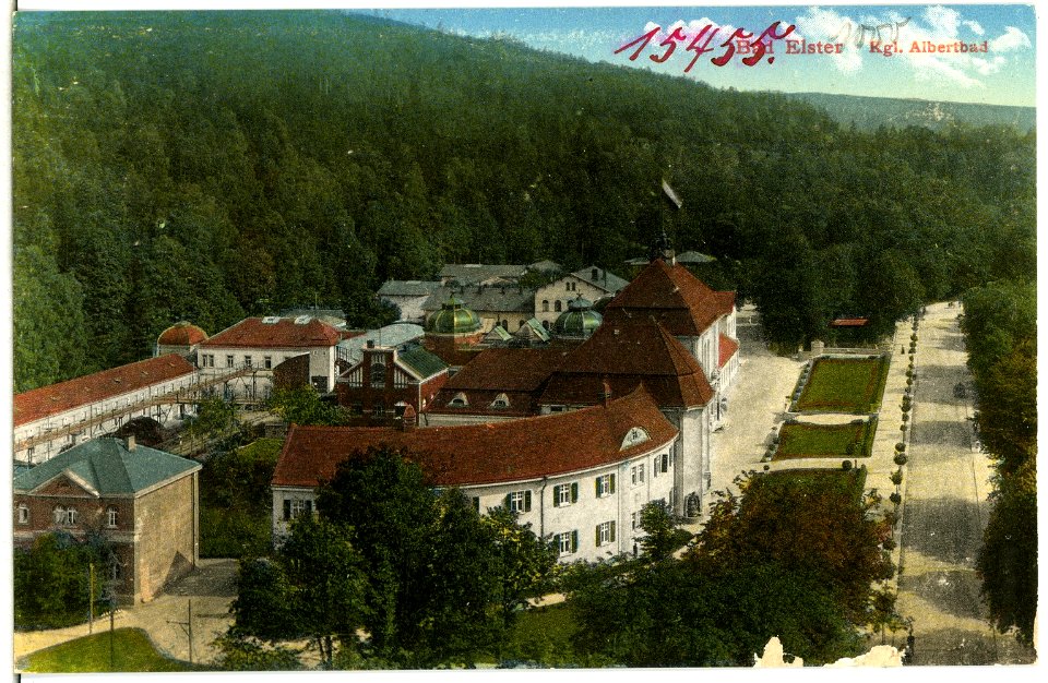 15455-Bad Elster-1913-Königliches Albertbad-Brück & Sohn Kunstverlag