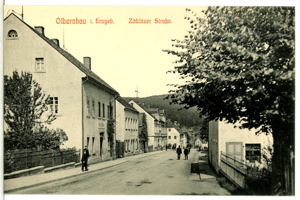 13310-Olbernhau-1911-Zöblitzer Straße-Brück & Sohn Kunstverlag