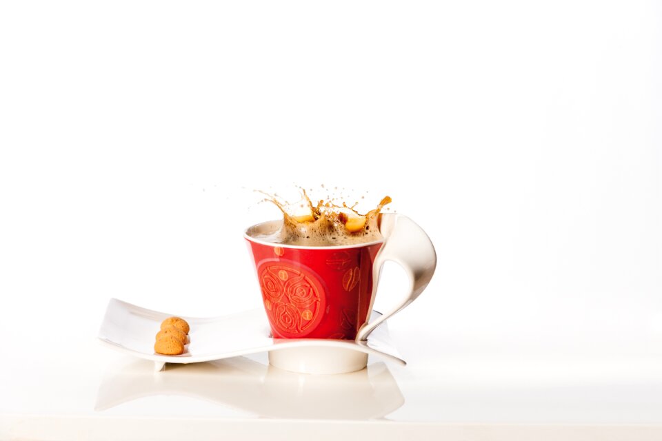 Coffee cup spray drink