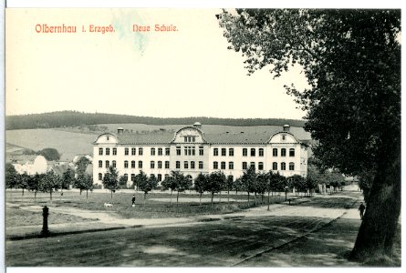 13309-Olbernhau-1911-Neue Schule-Brück & Sohn Kunstverlag