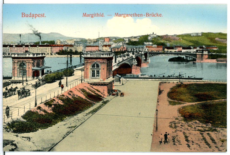 13245-Budapest-1911-Margaretenbrücke-Brück & Sohn Kunstverlag