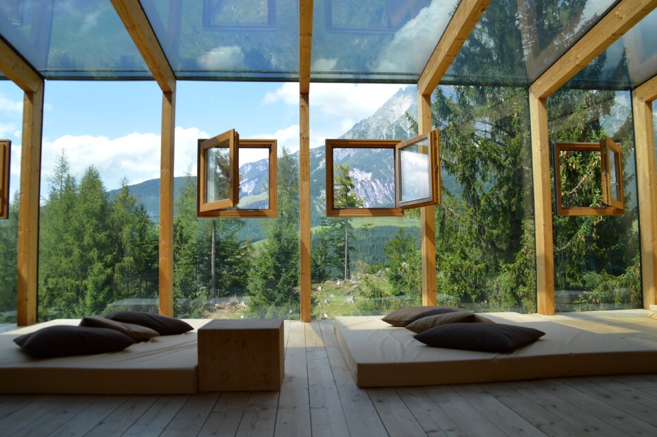 Wood luxury architecture