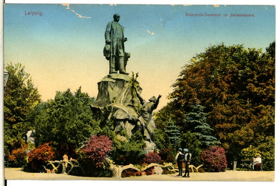 13423-Leipzig-1911-Bismarckdenkmal im Johannapark-Brück & Sohn Kunstverlag