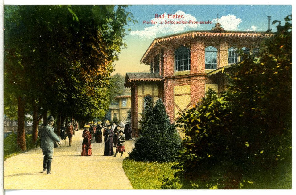 15171-Bad Elster-1912-Moritz- und Salzquellen-Promenade-Brück & Sohn Kunstverlag
