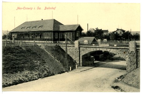 15682-Coswig-1913-Bahnhof Neu - Coswig-Brück & Sohn Kunstverlag