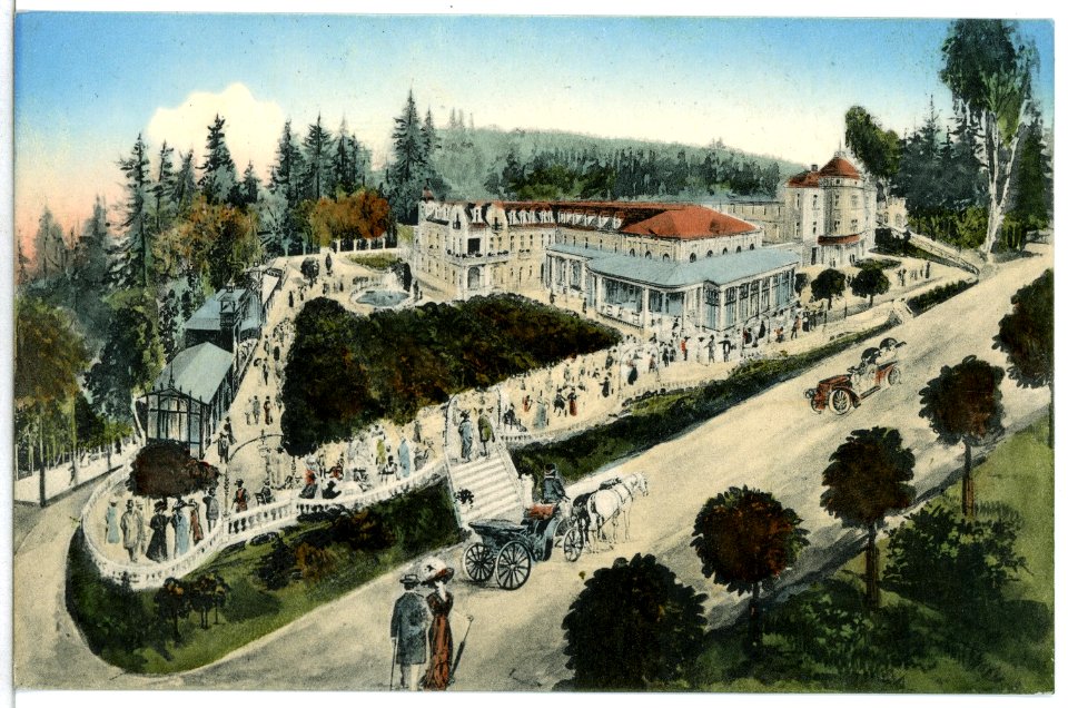 13281-Marienbad-1911-Grand Cafe-Restaurant und Hotel Panorama-Brück & Sohn Kunstverlag