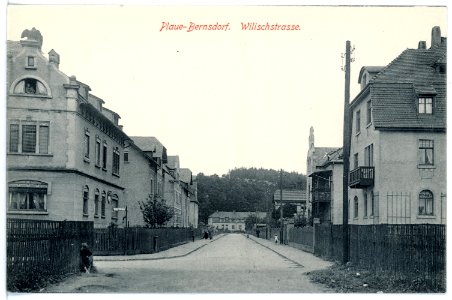 15996-Plaue-Bernsdorf-1913-Wilischstraße-Brück & Sohn Kunstverlag