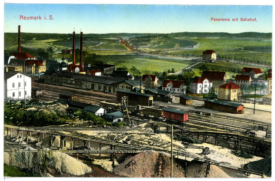 15509-Neumark-1913-Bahnhof-Brück & Sohn Kunstverlag