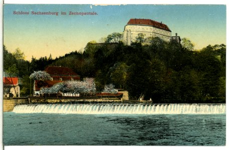 13289-Sachsenburg-1911-Schloß Sachsenburg im Zschopautal-Brück & Sohn Kunstverlag