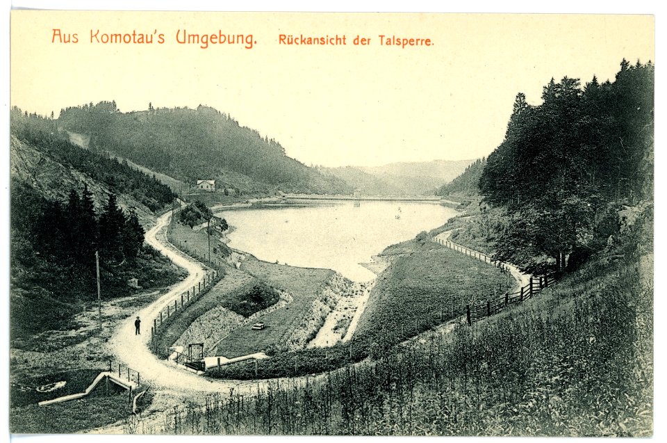 15562-Komotau-1913-Umgebung - Talsperre-Brück & Sohn Kunstverlag