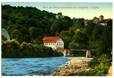 13198-Lengefeld-1911-Blick auf Schloß, Rauenstein-Brück & Sohn Kunstverlag