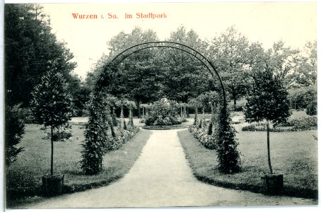 15091-Wurzen-1912-Im Stadtpark-Brück & Sohn Kunstverlag