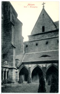 15539-Meißen-1913-Dom - Kreuzgang-Brück & Sohn Kunstverlag