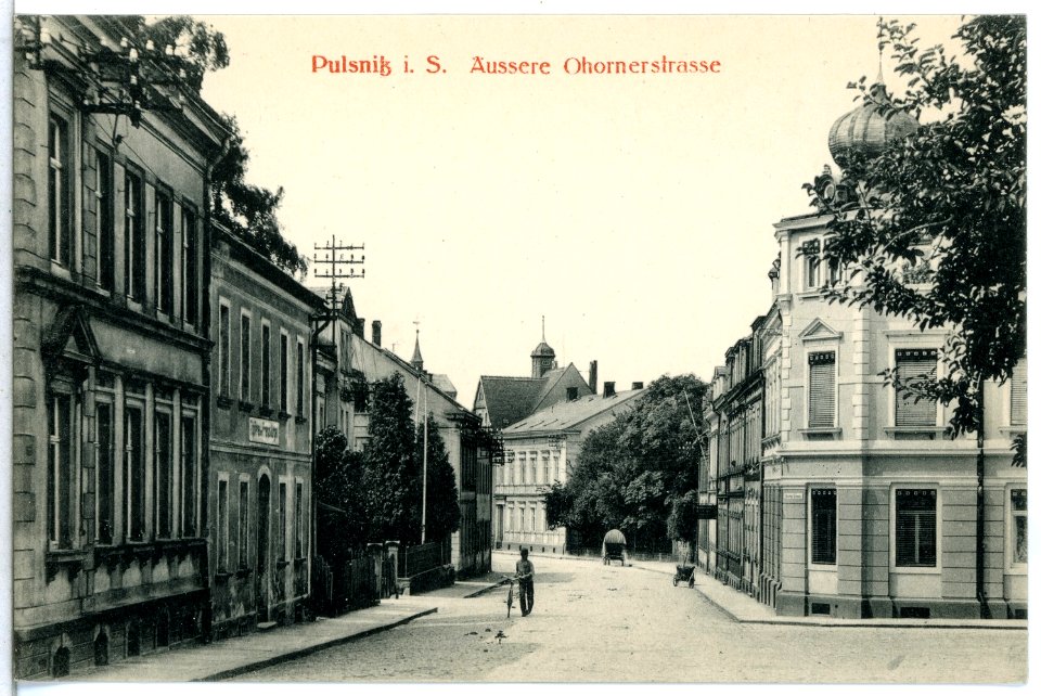 15207-Pulsnitz-1912-Äußere Ohornerstraße-Brück & Sohn Kunstverlag