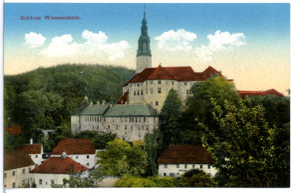 15195-Weesenstein-1912-Schloß-Brück & Sohn Kunstverlag