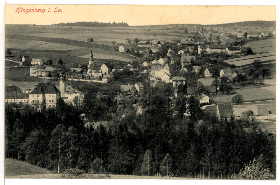 15696-Klingenberg-1913-Blick auf Klingenberg-Brück & Sohn Kunstverlag
